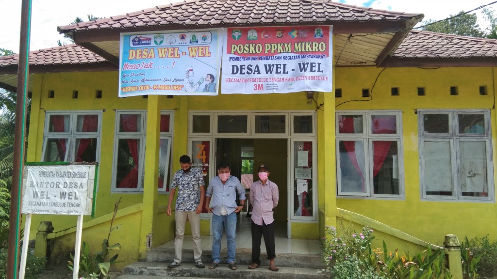 Kantor desa Wel-wel, pusat pelayanan masyarakat dan pembangunan desa